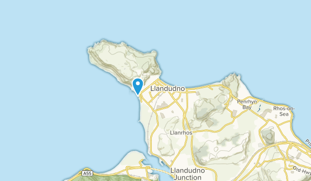 Llandudno, Conwy Map