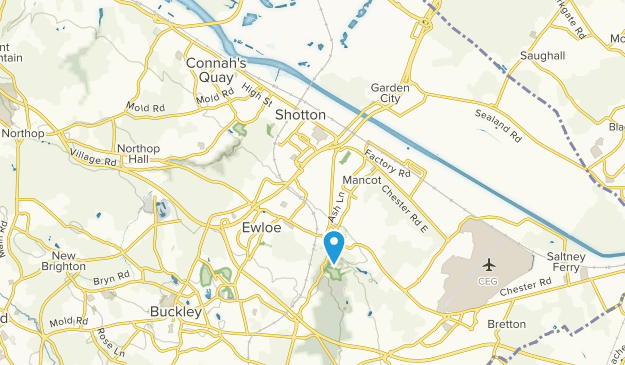 Deeside, Flintshire Map