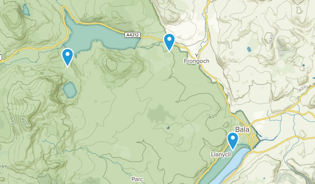 Bala, Gwynedd Map