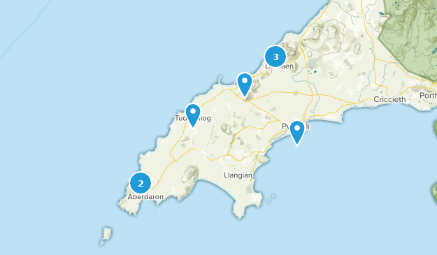 Pwllheli, Gwynedd Map
