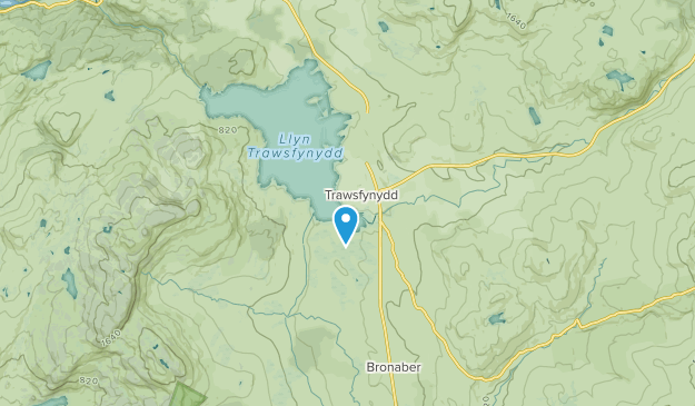 Trawsfynydd, Gwynedd Map