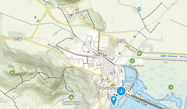 Tremadog, Gwynedd Map
