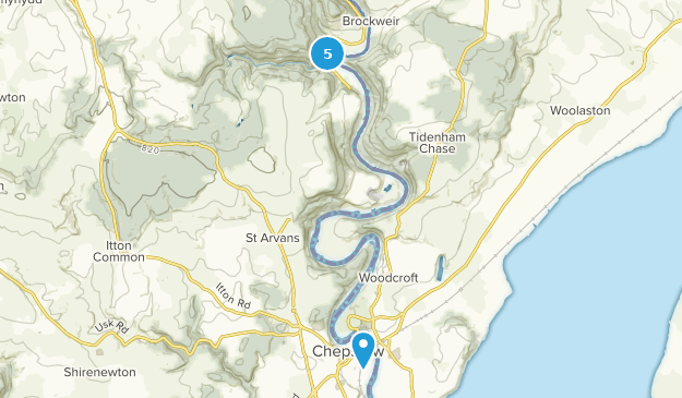 Chepstow, Monmouthshire Map