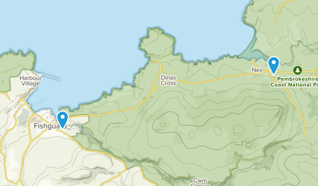 Fishguard, Pembrokeshire Map