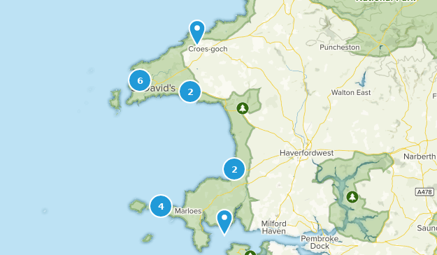 Haverfordwest, Pembrokeshire Map