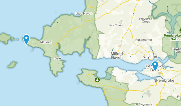 Milford Haven, Pembrokeshire Map