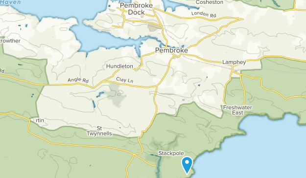 Pembroke, Pembrokeshire Map