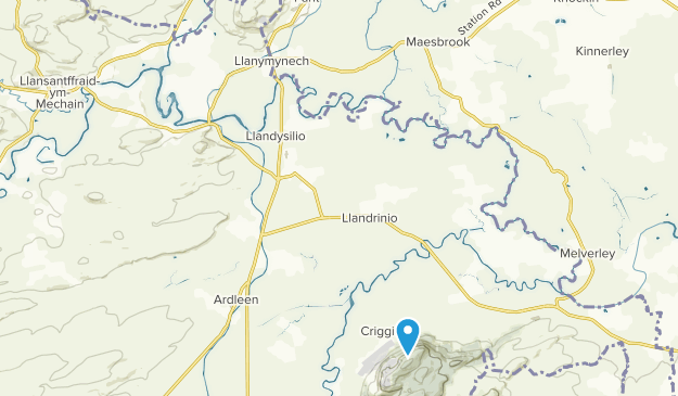 Llanymynech, Powys Map