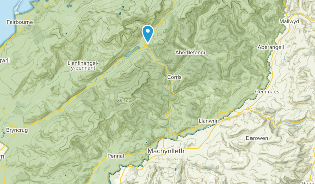 Machynlleth, Powys Map