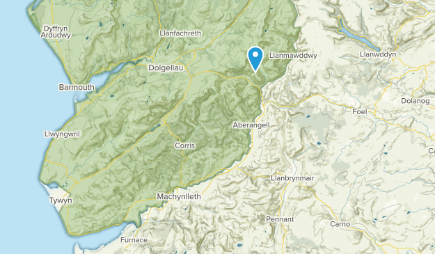 Machynlleth, Powys Map