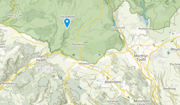 Aberdare, Rhondda Map
