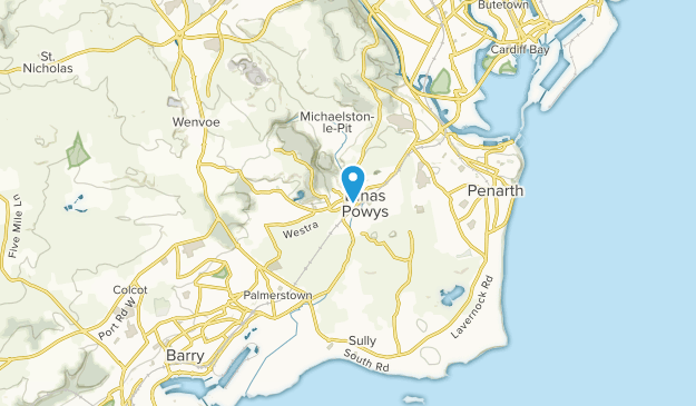 Dinas Powys, Vale of Glamorgan Map
