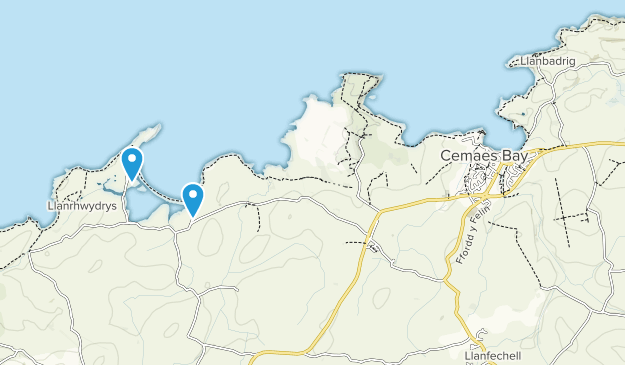 Cemaes, Ynys Môn Map