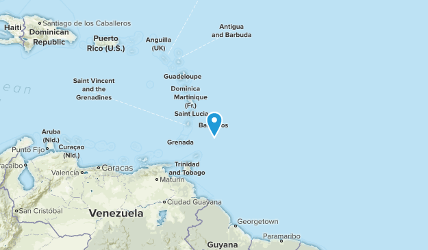 Barbados Map