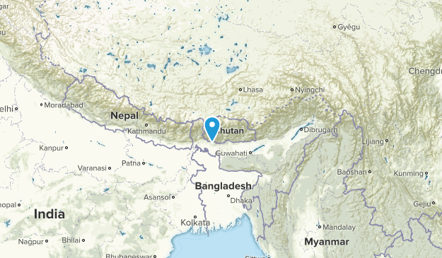 Bhutan Map