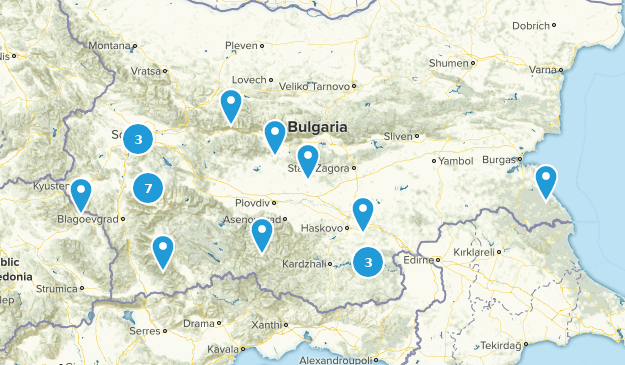 Bulgarien Map