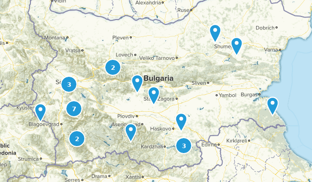 Bulgarie Map