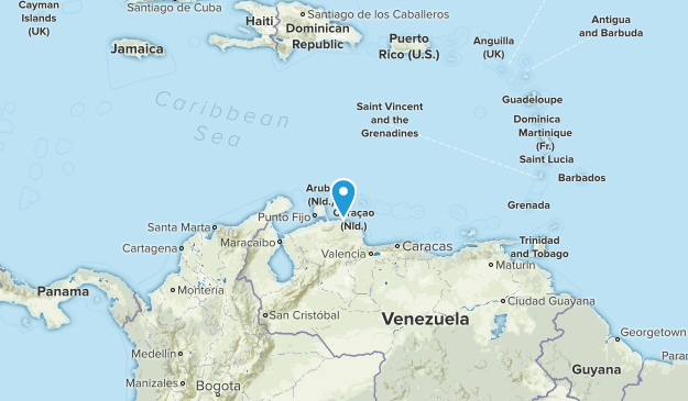 Curacao Map