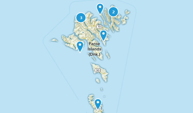 Îles Féroé Map