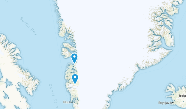 Grönland Map