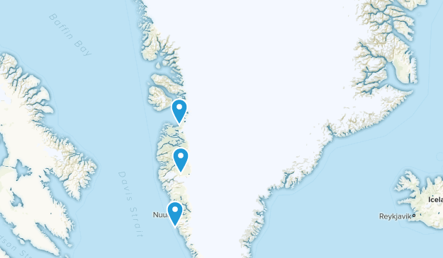 Groenland Map