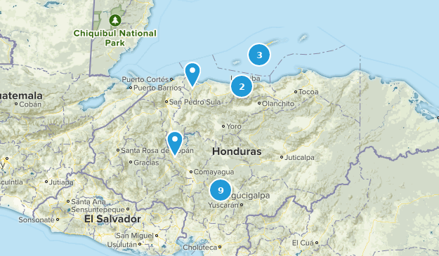 Honduras Map