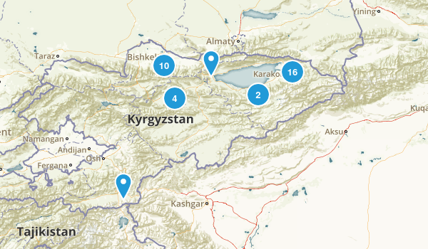 Kyrgyzstan Map