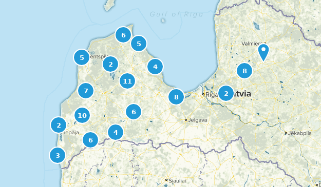 Latvia Map