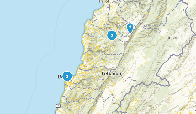 Lebanon Map