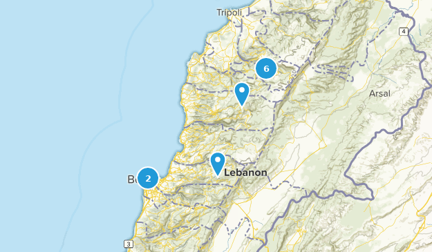 Liban Map
