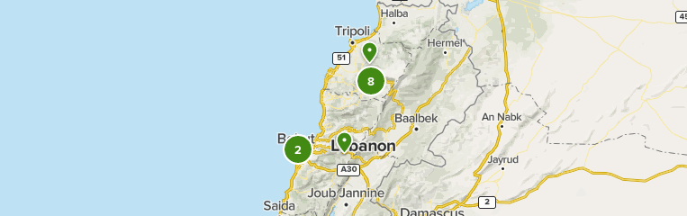 Die Besten Routen In Libanon Alltrails