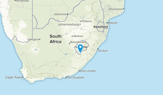Lesotho Map