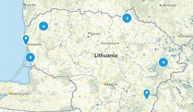 Litauen Map