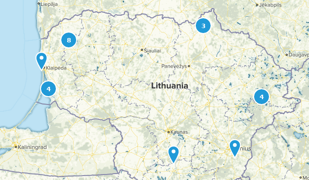 Litauen Map