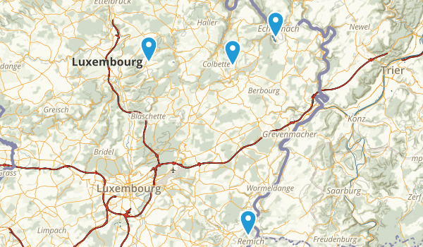 Luxembourg Map