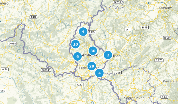 Luxemburgo Map