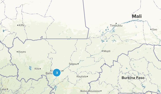 Malí Map