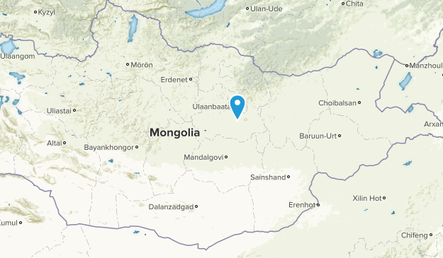 Mongolie Map