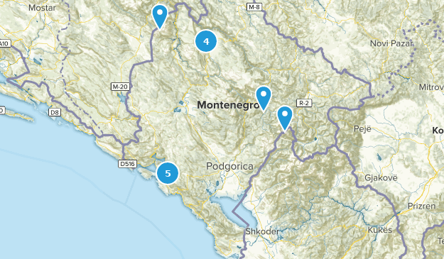 Montenegro Map