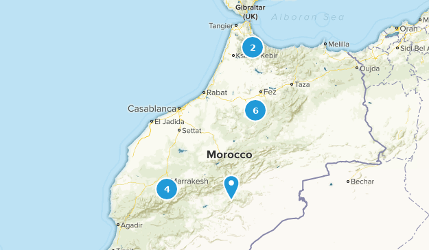 Marokko Map