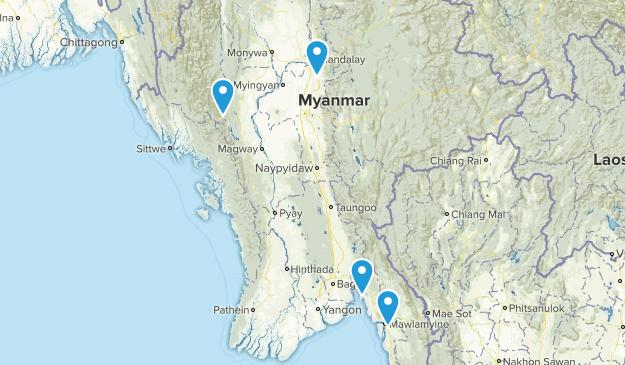 Birmania Map