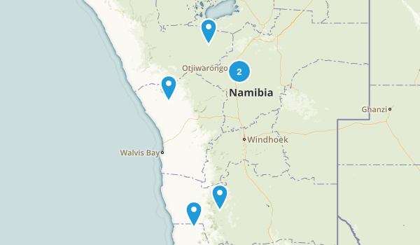 Namibia Map
