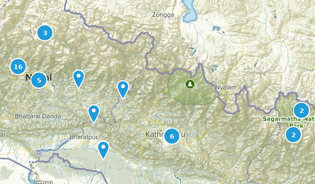Népal Map