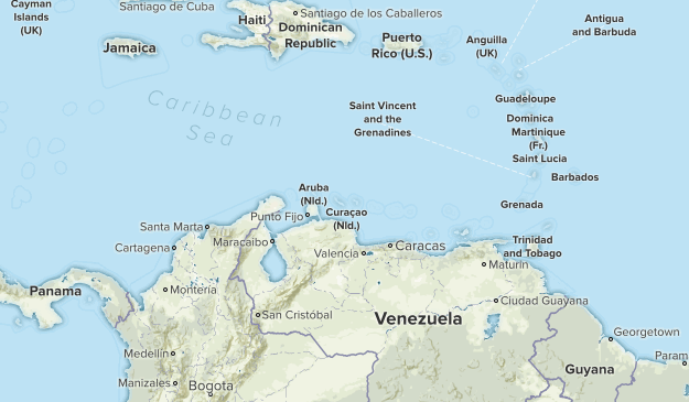 Netherlands Antilles Map