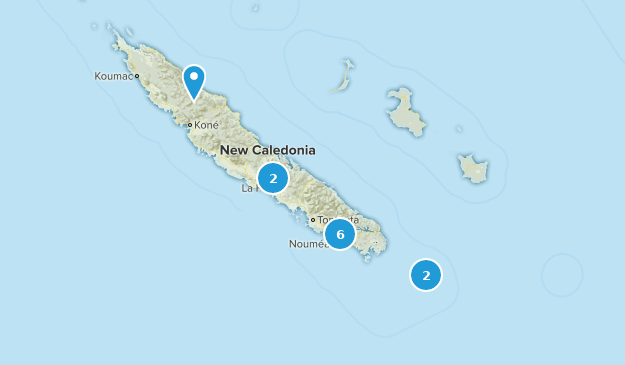Nueva Caledonia Map
