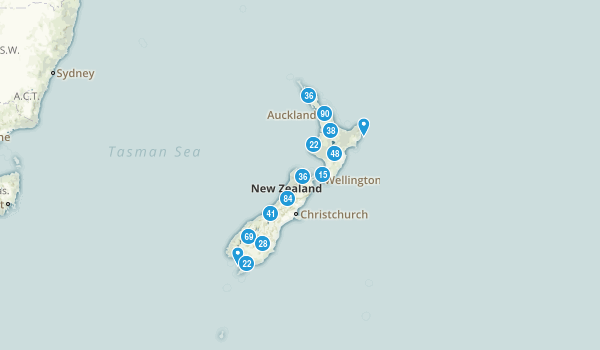 New Zealand Map