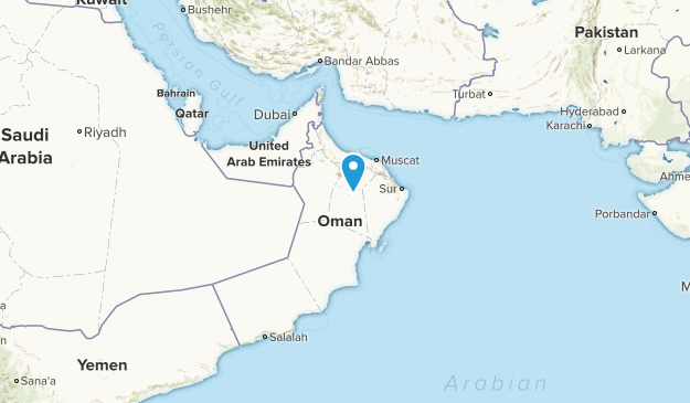 Oman Map