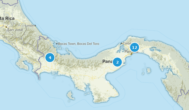 Panamá Map