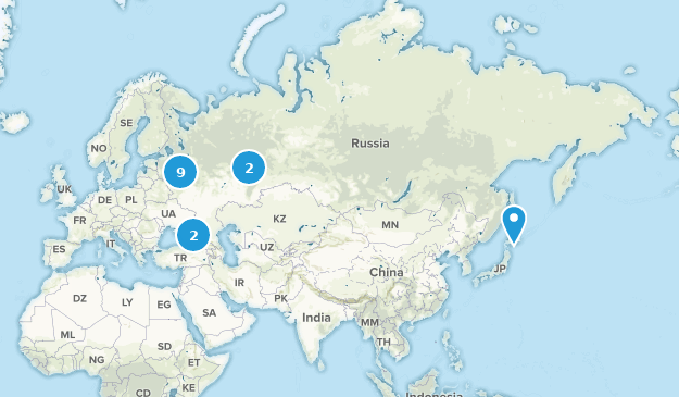 Russland Map