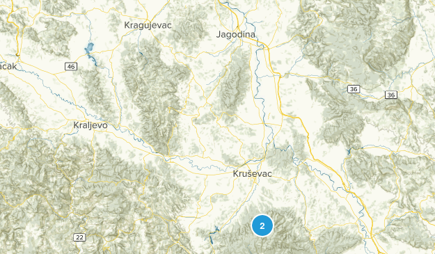 Serbien Map